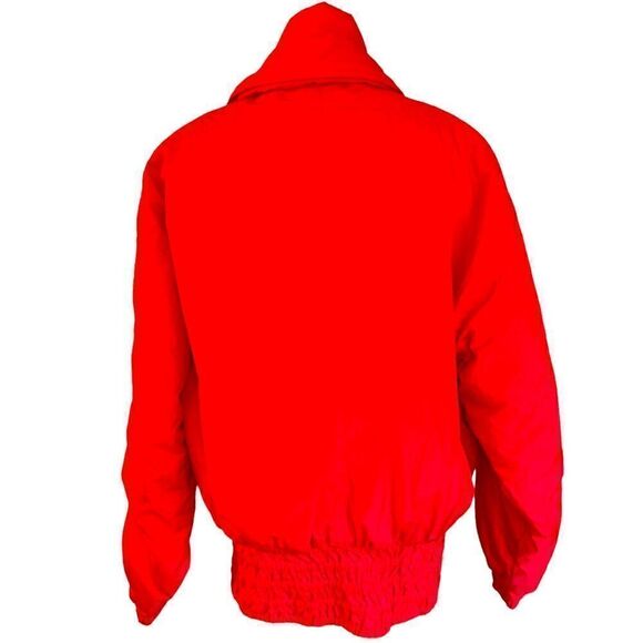 Vintage 90’s Fera Ski Jacket Bright Red Gold Button Detail Sz 16 - Picture 2 of 15